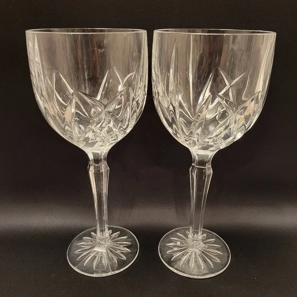 Marquis Waterford Crystal Brookside All-Purpose Wine Glasses Set of 2